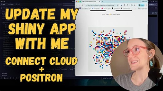 Updating a Shiny app hosted on Posit Connect Cloud using Positron | Libby Heeren