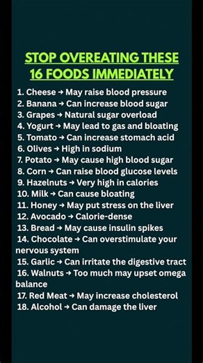 Stop Overeating These 16 Foods Immediately (Even the Healthy Ones Can Hurt You)
