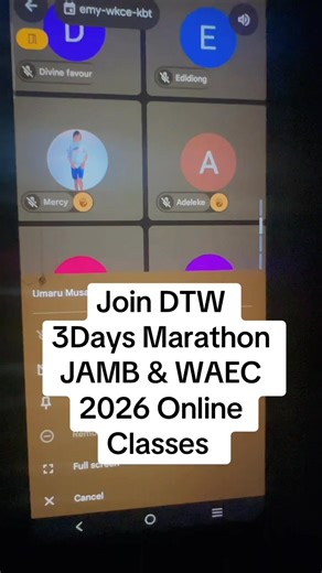 Join DTW 3Days Marathon JAMB & WAEC 2026 Online Classes #JAMB2026 #waec2026 #dtwtutorials | Math & Science Classes by DTW Tutorials | Facebook