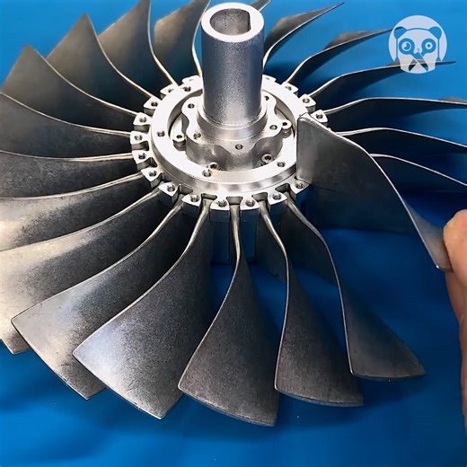 1.5M views · 10K reactions | Assembling a mini turbofan engine Partner: inventor KR YT: https://www.youtube.com/@inventorkr1/featured | Crafty Panda | Facebook