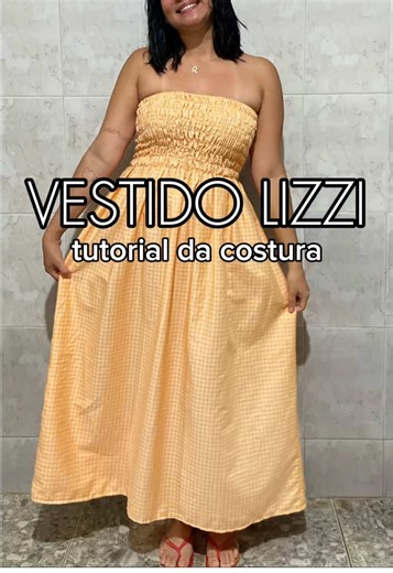 Costure o Vestido LIZZI: Tutorial Completo em PDF