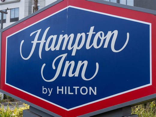 DHS said ICE agents' Hilton reservations were canceled at an independently owned Hampton Inn