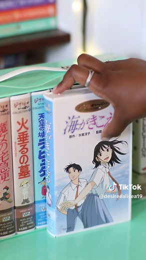 Studio ghibli VHS collection 👒 Wish I had Howl’s Moving Castle in this collection! But it’s not old enough #studioghibli #ghibli #vhs #cozy #cozyroom #movies