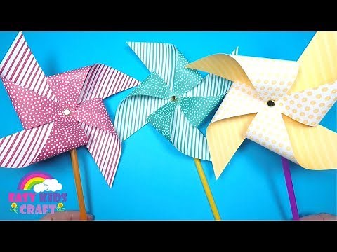 Paper Craft for Summer | How to Make a Paper Pinwheel