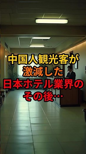 The aftermath of the sharp decline in Chinese tourists in the Japanese hotel industry...