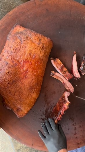 APL | ASMR BBQ weekend Cherry and Oak Wood Smoked Menu: Japanese giant bluefin tuna collar (405 pound wild fish) rare & special, one order per... | Instagram