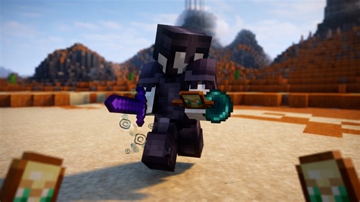 Testing crystal PvP without blast protection in Minecraft