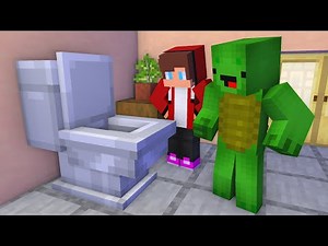 MAIZEN : 24 Hours Toilet Life - Minecraft Animation JJ & Mikey