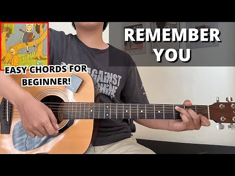 Remember You - Adventure Time (Guitar Tutorial) No Capo! Easy Chords For Beginner!