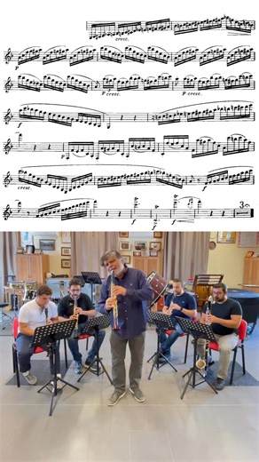 WEBER/NOWAK clarinet concerto No.2 Finale (excerpt) !! 😎😎 Ivan Villar Sanz, Vittore Macrillò, Federico Scarso, Stefano Bergamini. Backun Musical Services Légère Reeds | Corrado Giuffredi