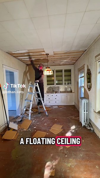 Transforming a 100-Year-Old House by Removing Ceiling