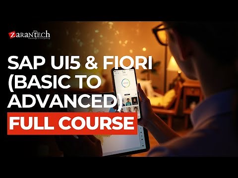 SAP UI5 & Fiori (Basic to Advanced) Full Course | ZaranTech
