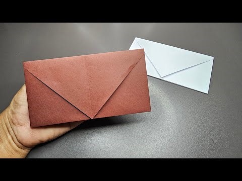 How to fold origami gift card envelope, paper envelope diy, origami envelope easy, envelope