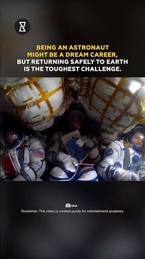 Why Returning to Earth is the Scariest Part of Being an Astronaut #trendingshorts #space #nasa
