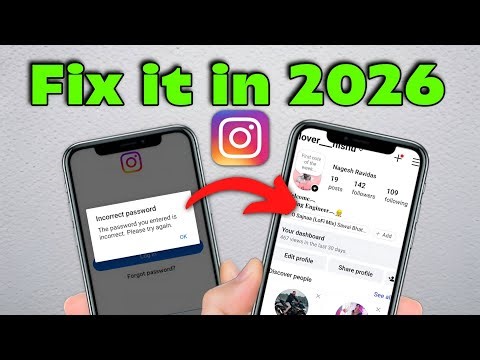 Instagram login error incorrect password problem😥 fix it 2026