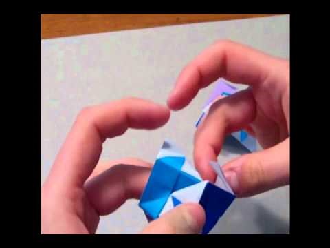 Modular Origami: Sonobe Cube Hybrid (12 units)