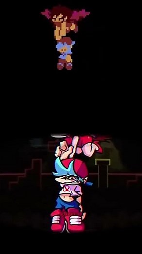 GF saving BF! FNF MARIO MADNESS #fnf #fridaynightfunkin #shorts