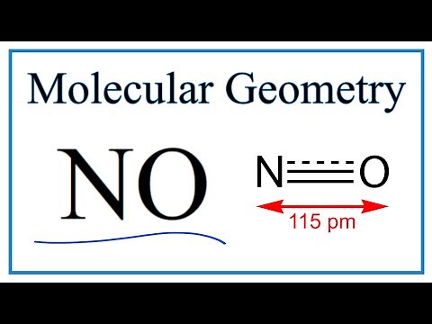 NO Molecular Geometry, Bond Angles (Nitric oxide)