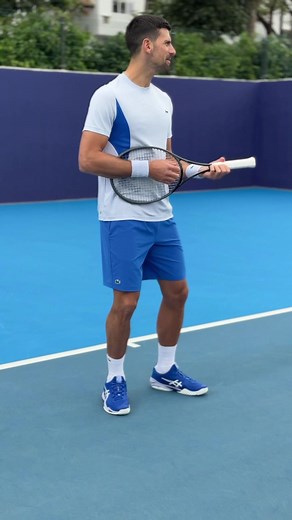 Never a dull moment with Novak🎾#ASICStennis #novakdjokovic #funny