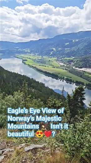 Eagle’s Eye View of Norway’s Majestic Mountains 🦅 | Breathtaking Aerial Scenery