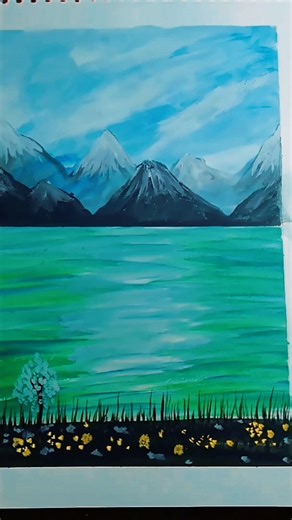 Easy water colour drawing