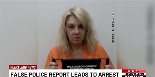 False police report leads to arrest