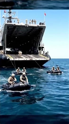 Power on the Water 🌊 LCAC in Action #military #usnavy #shorts #usa