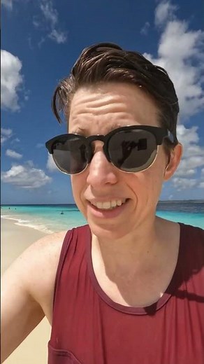 🏝️ 🇧🇶 This might be the best beach in the Caribbean. No Name Beach, Klein Bonaire #cruisedirector