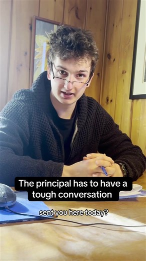 The Principal's Tough Conversation Sketch Comedy