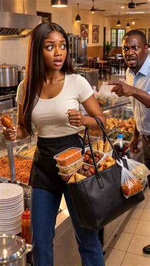 She Got a Job at a Restaurant… Then Started Taking Food Home 😂😭 #comedy #africancomedy #fyp #viral