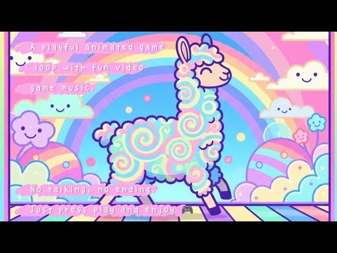 🌈 A playful animated game loop with fun video game music /❤️🦄 Just press play and enjoy 🎮