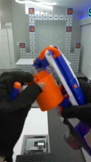 StrongArm Nerf Elite Purple & Clear