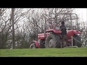Wiesenschleppen/ Massey Ferguson 133 Multipower