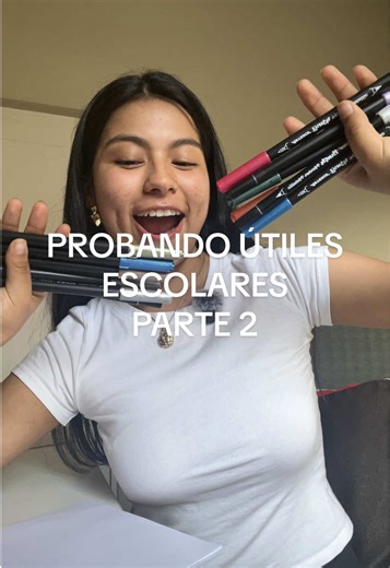 ¿Funcionan estos plumones para Lettering? 😱 hoy los probé #review #universidad #utilesescolares #listadeutiles #mujeres