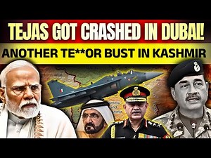 Tejas got Crashed in Dubai ! Another ter**or bust in Kashmir #kashmir #tejas #dubai