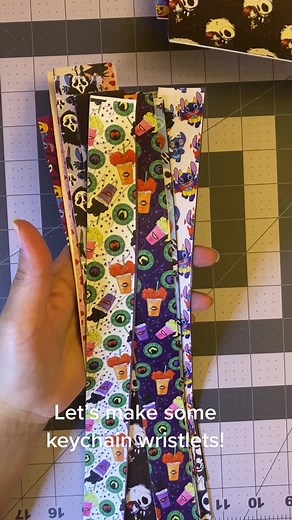 Let’s make some keychain wristlets! #keychain #diy #diyproject #cricut #craft #craftersoftiktok #diytutorial #behindthescenes #smallbusiness