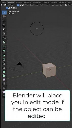 Blender Layout vs Modeling #shorts