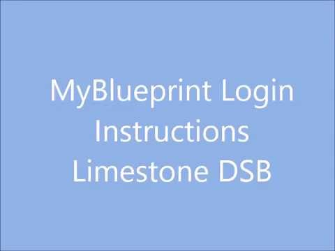 Limestone DSB MyBlueprint Login Instructions