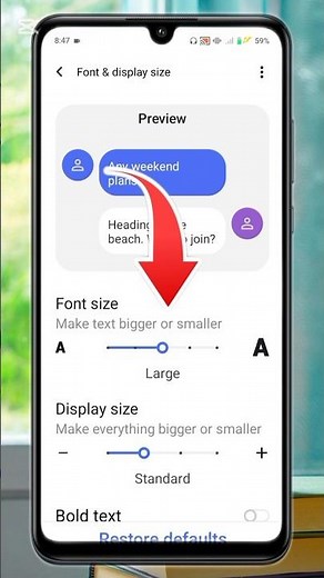 How to Fix Big Font Size on Android in Seconds!