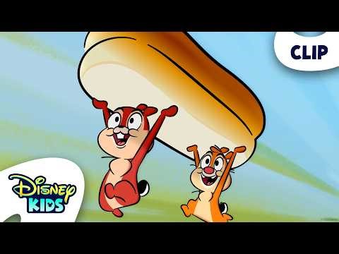 Chip and Dale Need A Hot Dog For Pluto 🌭 | Chip 'n Dale: Park Life | @disneykids