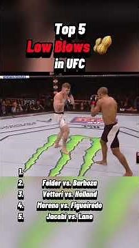 25 | Top 5 low blows in UFC!