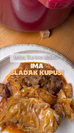 6.8K views · 41 reactions | Slatki kupus sa mesom (bez vode)...