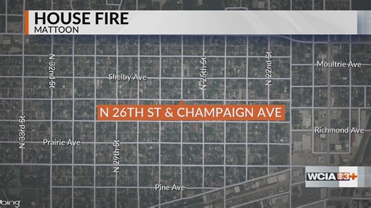 Mattoon Fire responds to house fire on Thanksgiving; 6 people displaced