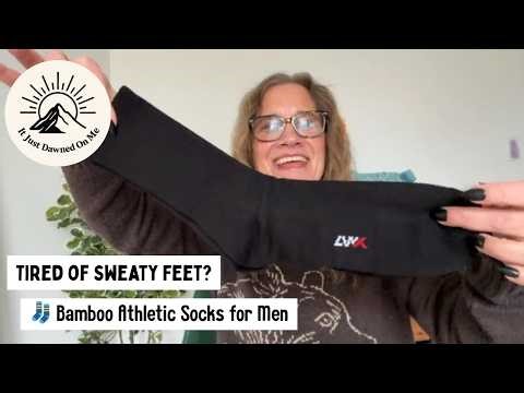Tired of Sweaty Feet? 🧦 Bamboo Athletic Socks for Men #amazoninfluencer