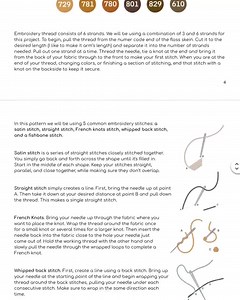 Sunflower Embroidery Pattern, Pdf Pattern, Beginner Embroidery Pattern - Etsy