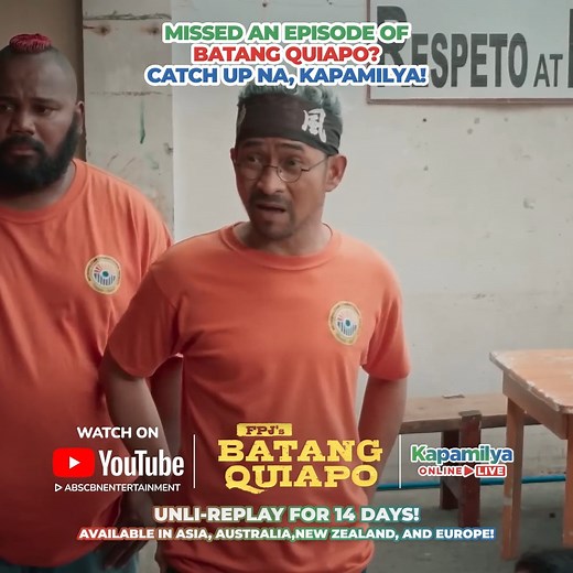 Ready na rumesbak si Tanggol! 💪🏻 Watch the latest episodes of #BatangQuiapo on-demand sa #KapamilyaOnlineLive! | ABS-CBN