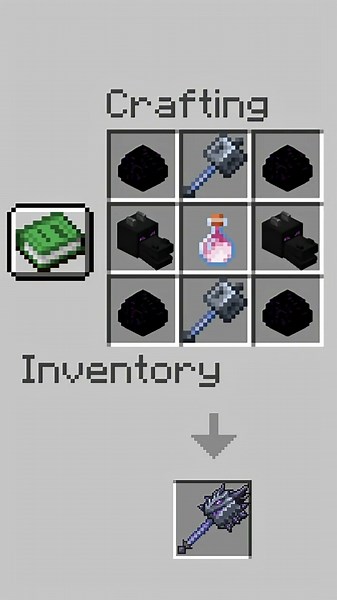 Crafting the Dragon Egg Mace in Minecraft! 🤯🔨#minecraft #mcpe #shorts