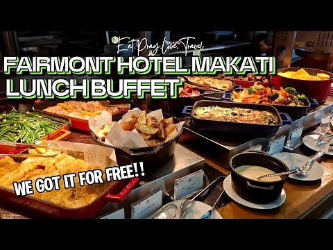 Hotel Lunch Buffet in the Philippines | Spectrum Fairmont Hotel Makati | EatPrayLoveTravel