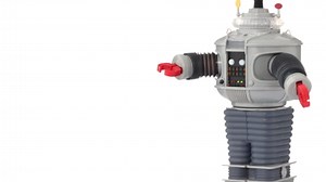 DIAMOND SELECT TOYS Lost in Space: Electronic Lights & Sounds B9 Robot Figure, Multi-colored, 10 inches, (AUG142281)