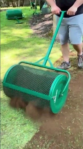 Spread smarter with the Landzie Compost & Peat Moss Spreader!